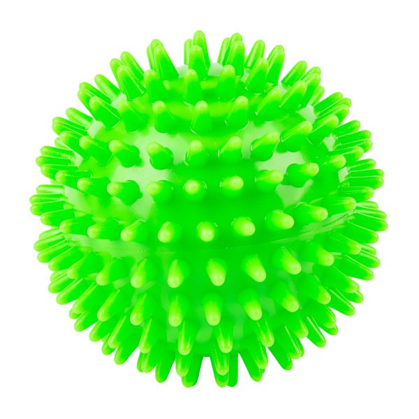 Masāžas bumbiņa – Ezītis (Ciets, zaļš 8cm)