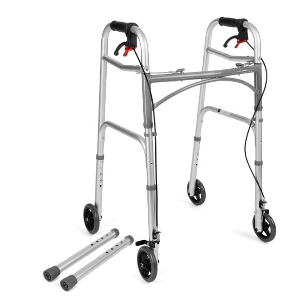 4-Riteņu Rollators ar Bremzēm