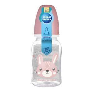 Canpol Babies šaura kakla pudelīte Cute Animals 120ml